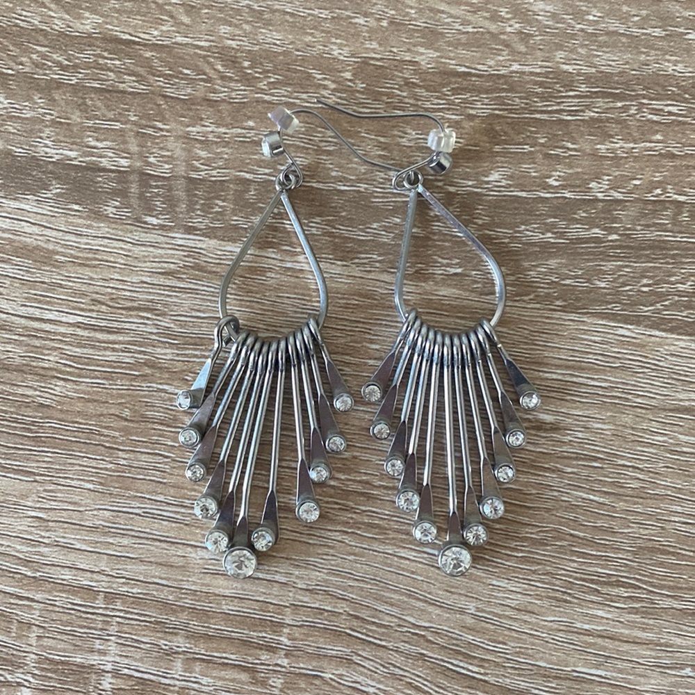 Silver earrings